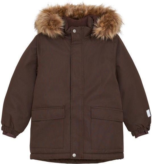 Minymo - Kids Snow Jacket - Bruin - Winterjack - Waterdicht