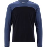 CMP - Kildar - Merinolongsleeve - Zwart/Blauw