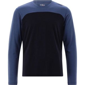 CMP - Kildar - Merinolongsleeve - Zwart/Blauw