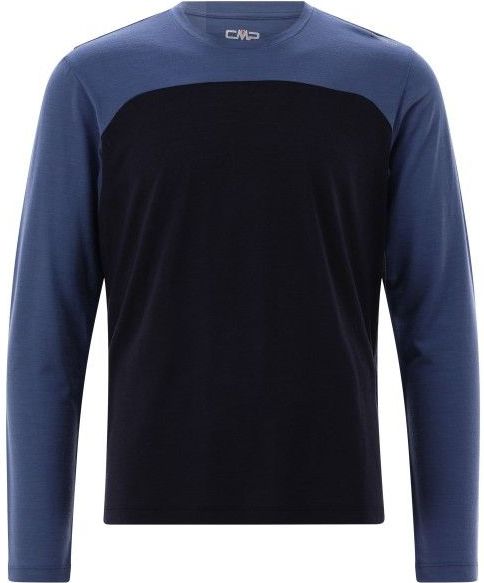 CMP - Kildar - Merinolongsleeve - Zwart/Blauw