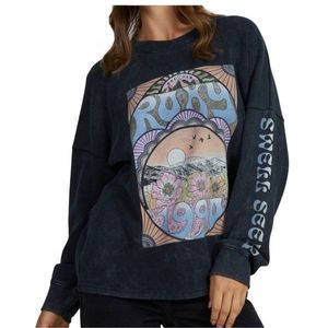 Roxy Womens Eastside Midweight L/S Trui (Dames |zwart)