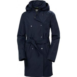 Helly Hansen Womens Welsey II Trench Lange jas (Dames |blauw)