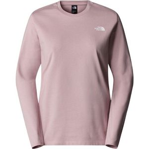 The North Face Womens L/S Simple Dome Tee Longsleeve (Dames |roze)