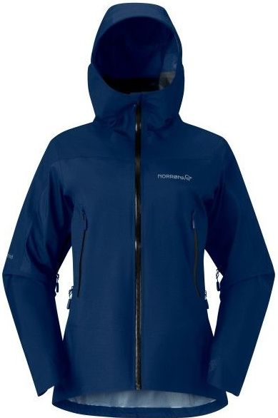 Norrona - Womens Falketind - GORE-TEX Jacket - Blauw - Regenjas