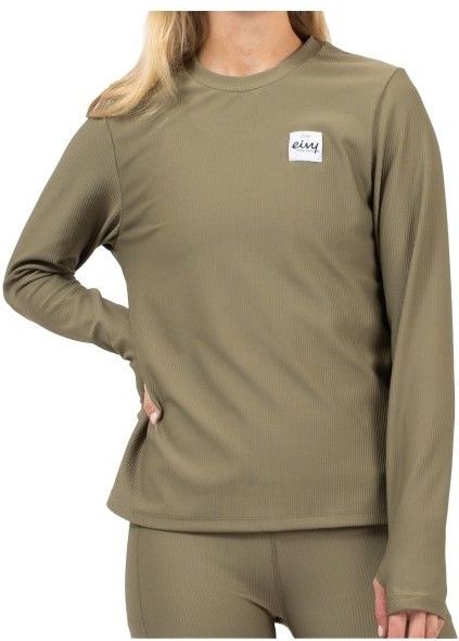 Eivy - Versa Loose Fit Rib Top - Longsleeve - Beige