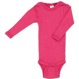 Engel - Baby-Body - Roze - Langarm - Merino-ondergoed