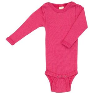 Engel - Baby-Body - Roze - Langarm - Merino-ondergoed