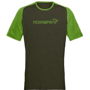 Norrona Fjora Equaliser Lightweight T-Shirt Fietsshirt (Heren |olijfgroen)