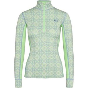 Kari Traa Womens Rose Half-Zip Merino-ondergoed (Dames |groen)