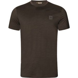 Härkila Base All Season S/S T-Shirt Merinoshirt (Heren |bruin)