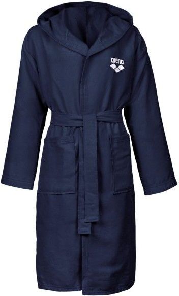 Arena - Kid's Zeal Robe - Badjas - Blauw - 90% Polyester, 10% Polyamide