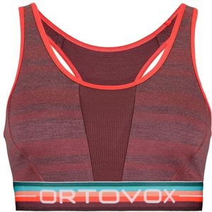 Ortovox Womens 185 RockNWool Sport Top Merino-ondergoed (Dames |rood)