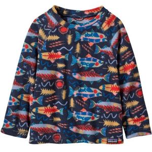 Patagonia Babys Micro D Crew Fleecetrui (Kinderen |blauw)