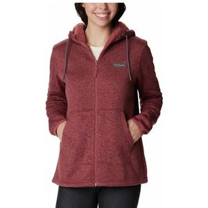 Columbia Womens Sweater Weather Sherpa Full Zip Fleecevest (Dames |rood)