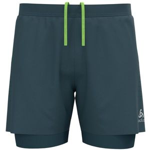 Odlo 2-In-1 Shorts Zeroweight 5 Short (Heren |blauw)