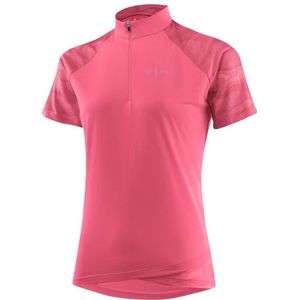 Löffler Womens Bike Shirt Half Zip Barkly Rise Fietsshirt (Dames |roze)
