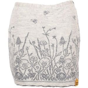 Albmerino Womens Cacheur Blumenwiese Rok (Dames |grijs/wit)