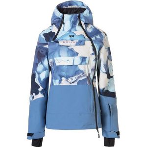 Rehall Womens Lou-R Anorak Snowjacket Ski-jas (Dames |blauw |waterdicht)