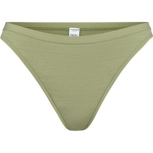 Icebreaker Womens Siren Thong Merino-onderbroek (Dames |olijfgroen)