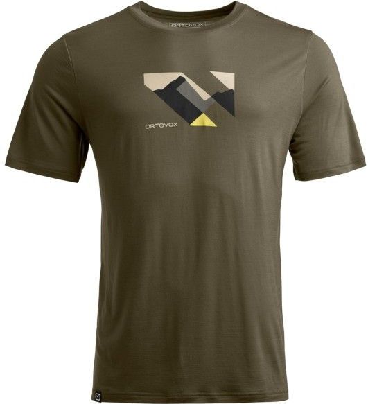 Ortovox - 140 Cool Landscape - Merinoshirt - Dark Wild Herbs