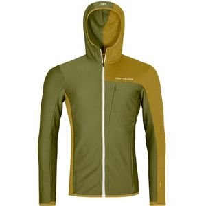ORTOVOX - Fleece Light Grid Hooded Jkt - Wild Herbes - Materiaal