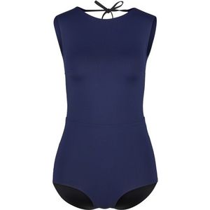 MYMARINI Womens Outfit-Onepiece Badpak (Dames |blauw/zwart)