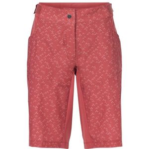 Vaude Womens Ledro Print Shorts Fietsbroek (Dames |rood)