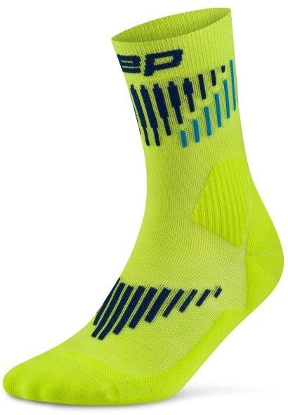 CEP Core Run Merino Mid Cut 30 Compressiesokken (Heren |groen)