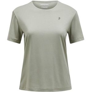 Peak Performance Womens Delta S/S Tee Sportshirt (Dames |grijs)