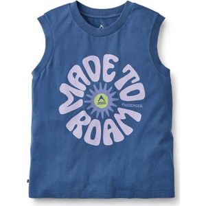 Passenger Womens Easy Days Organic Cotton Vest Top (Dames |blauw)