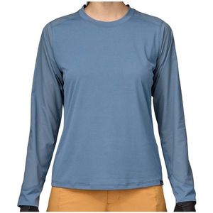 Patagonia Womens L/S Dirt Craft Jersey Sportshirt (Dames |blauw)