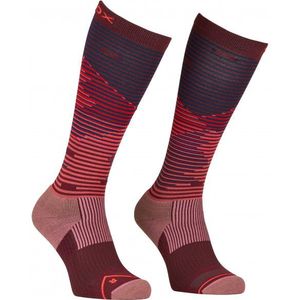 Ortovox Womens All Mountain Long Socks Merinosokken (Dames |rood)