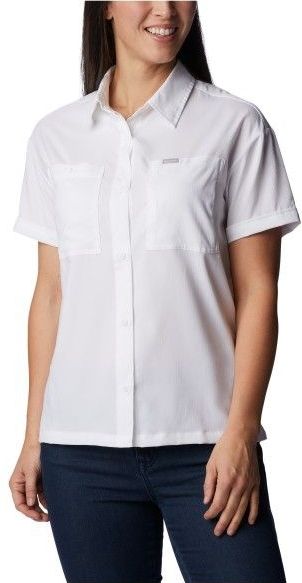 Columbia Womens Silver Ridge Utility S/S Shirt Blouse (Dames |wit)