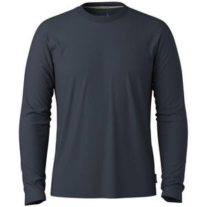 Smartwool - Perfect Crew Long Sleeve Tee - Merinoshirt - Blauw