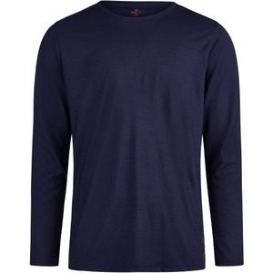 Transhumance Basic Shirt Langarm Merino-ondergoed (Heren |blauw)