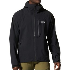 Mountain Hardwear Stretch Ozonic Jacke Regenjas (Heren |zwart |waterdicht)