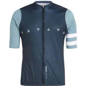 Protest Prtbartali Cycling Jersey Short Sleeve Fietsshirt (Heren |blauw)