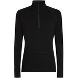 Icebreaker - Merino 200 Zoneknit L/S Half Zip - Merino-ondergoed - Zwart