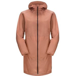 Jack Wolfskin Womens Gutleut Coat Lange jas (Dames |roze |waterdicht)