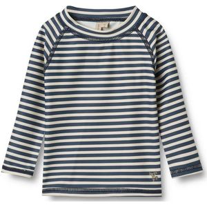 WHEAT - Dilan - Kinderen Swim T-Shirt L/S - Grijs - Lycra