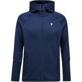 Peak Performance - Rider Essentials Midlayer Zip Hood - Blauw - Tussenlaag