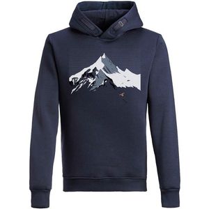 GreenBomb - Nature Mountain Ski Star - Hoodie - Blauw - 100% Katoen