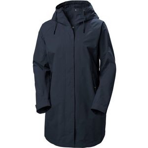 Helly Hansen Womens Valentia 20 Raincoat Lange jas (Dames |blauw |waterdicht)