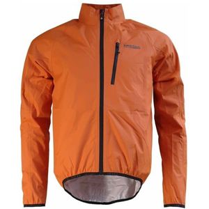 Zimtstern Boltz Packable Rain Jacket Regenjas (Heren |oranje |waterdicht)