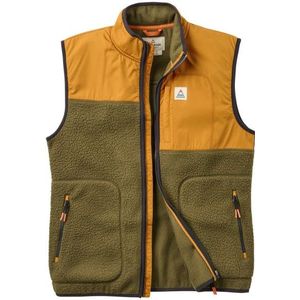 Passenger Offgrid Recycled Sherpa Fleece Vest Fleecebodywarmer (Heren |olijfgroen)