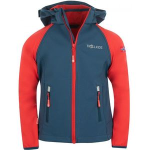 Trollkids Kids Rondane Zip Off Jacket XT Softshelljack (Kinderen |blauw)