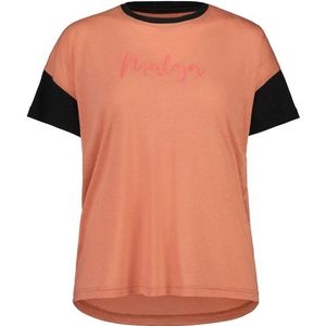 Maloja Womens HongarM Puzzle 1 Merinoshirt (Dames |pink)