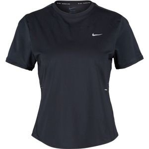 Nike Womens Swift Dri-Fit Short-Sleeve Running Top Hardloopshirt (Dames |blauw)