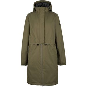Heber Peak Womens SylvaHe Short Coat Lange jas (Dames |olijfgroen |waterdicht)