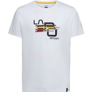 La Sportiva Stripe Cube T-Shirt T-shirt (Heren |wit/grijs)